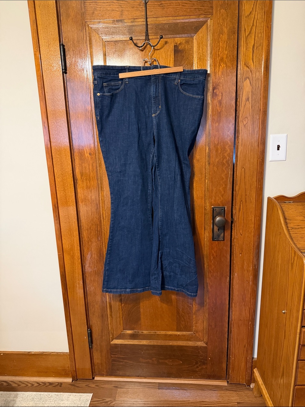 Ava & Viv Dark Indigo Flared Jeans